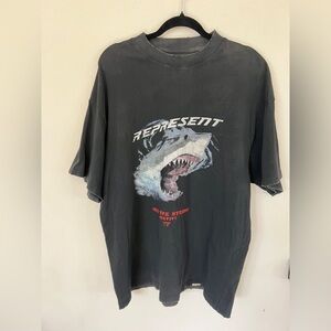 Represent Vintage Only The Strong Survive Shark T-Shirt